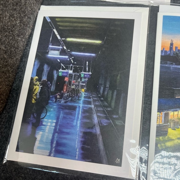 "Greetings from Chicago" greeting cards by artist Michael Bever - Picture 3 of 15